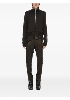 Rick Owens Temple chain-link buckle belt - Brown