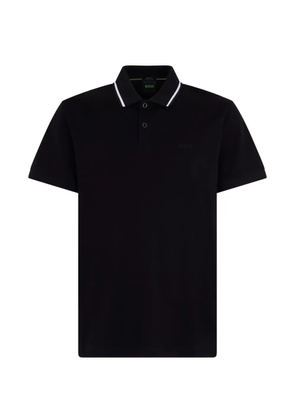 BOSS Join Paddy tipping-detail short-sleeve polo shirt - Black