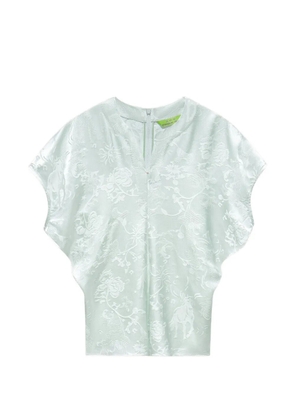 Shanghai Tang Jade jacquard top - Green