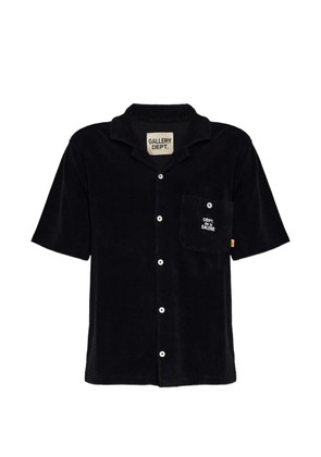 GALLERY DEPT. logo-print terry-cloth sweater - Black