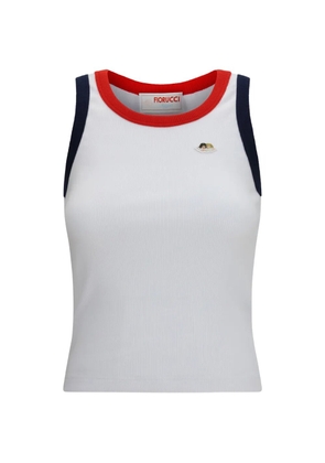 Fiorucci Angels ribbed tank top - White