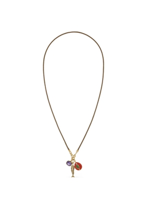 Roxanne Assoulin Cubic triple charm necklace - Gold