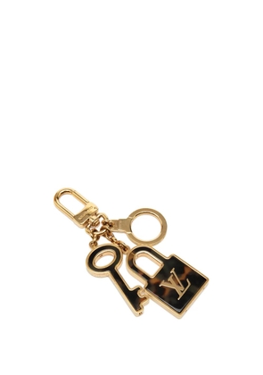 Louis Vuitton Pre-Owned 2009 Gold Plated and Resin Confidence Bag Charm and Holder key chain