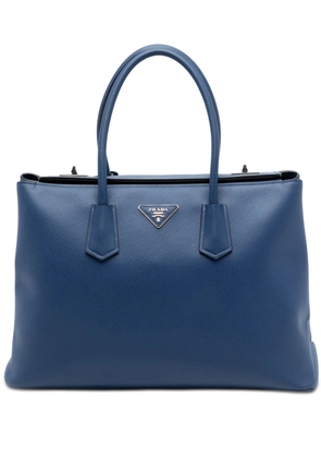 Prada Pre-Owned 2013-2025 Saffiano Cuir Turnlock Twin satchel - Blue