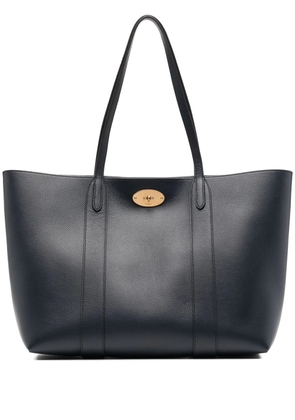 Mulberry grained leather tote bag - Blue