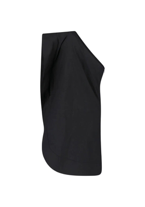 Stella McCartney asymmetric one-shoulder dress - Black