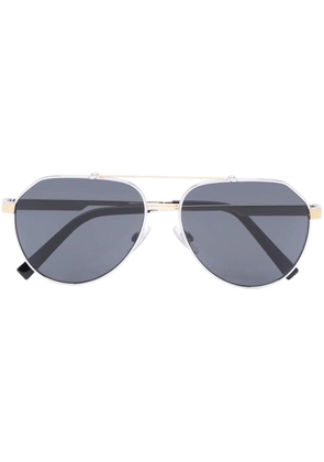 Dolce & Gabbana Eyewear pilot-frame double-bridge sunglasses - Black