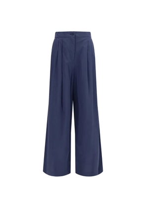Weekend Max Mara pleated wide-leg trousers - Blue