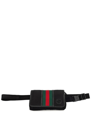 Gucci Pre-Owned 2000-2015 Nylon Interlocking G Web belt bag - Black