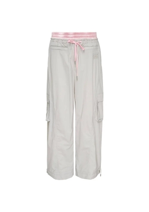 SULTRY VIRGIN elastic waistband cargo pants - Grey