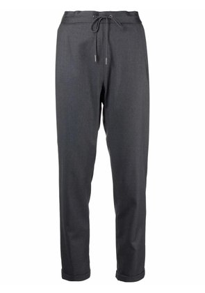 Fabiana Filippi mid-rise drawstring virgin wool trousers - Grey