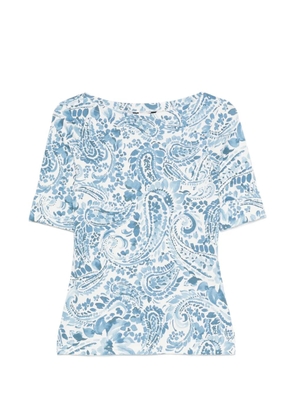 Lauren Ralph Lauren paisley-print T-shirt - White