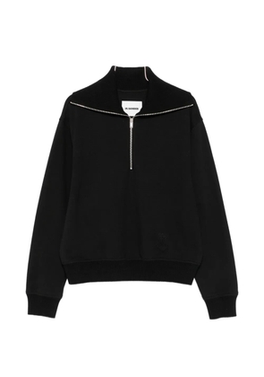 Jil Sander zip-collar sweater - Black