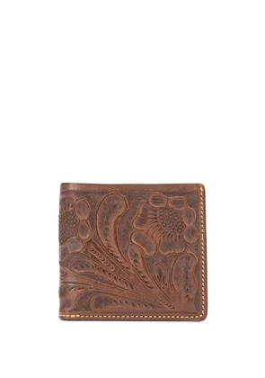 Ralph Lauren RRL embossed floral wallet - Brown