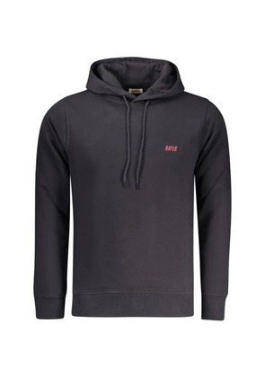 RIFLE logo-print drawstring hoodie - Blue