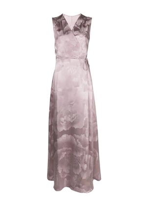 Carine Gilson floral-jacquard silk nightdress - Pink