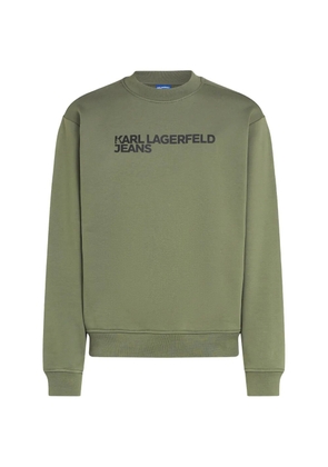 Karl Lagerfeld Jeans logo-print sweatshirt - Green