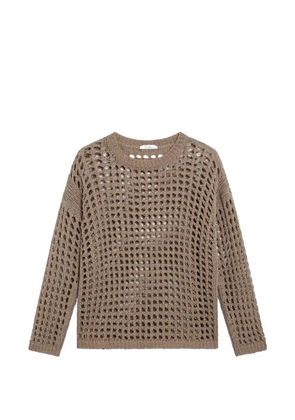 Max Mara open-knit sweater - Neutrals