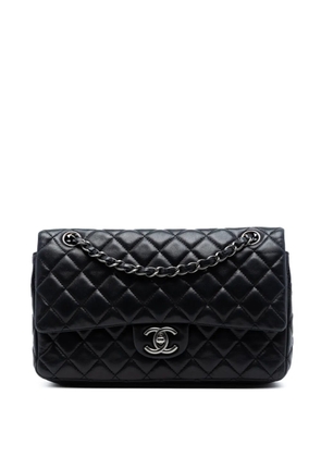 CHANEL Pre-Owned 2008-2009 Medium Classic Lambskin Double Flap shoulder bag - Black