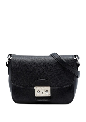 Miu Miu Pre-Owned 2010-2026 Goatskin Madras crossbody bag - Black