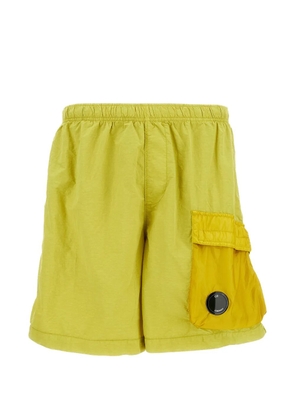 C.P. Company Lens-detail cargo swim shorts - Green