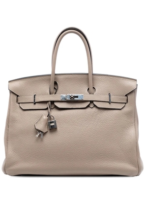 Hermès Pre-Owned 2009 Togo Birkin Retourne 35 handbag - Neutrals