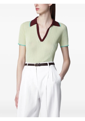 Roberto Collina ribbed-knit short-sleeve t-shirt - Green