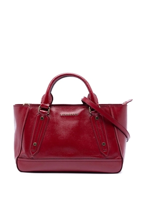 Burberry Pre-Owned 2000-2017 Patent Somerford Convertible Tote satchel - Red