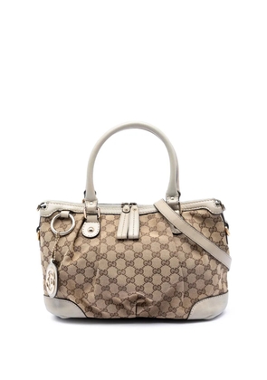 Gucci Pre-Owned 2016-2026 GG Canvas Sukey satchel - Neutrals