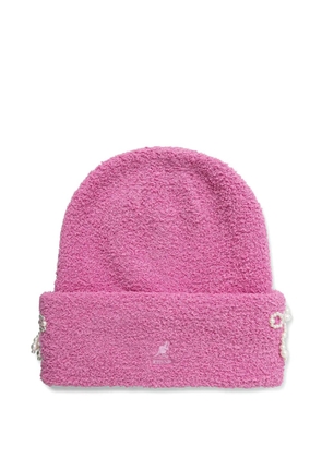 Kangol pearl-bow beanie hat - Pink