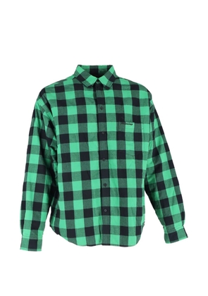 Balenciaga Pre-Owned 2023 Buffalo Check padded shirt - Green