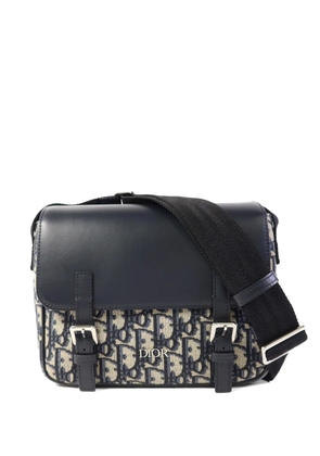 Christian Dior Pre-Owned Oblique canvas messenger bag - Blue
