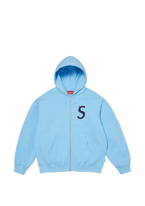 Supreme Devil S zip-up hoodie - Blue