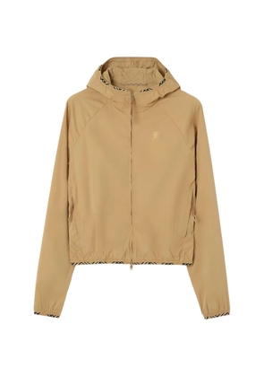 Burberry stretch nylon hooded jacket - Neutrals