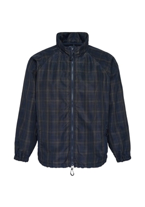 Comme des Garçons Homme check-pattern zip-fastening jacket - Blue