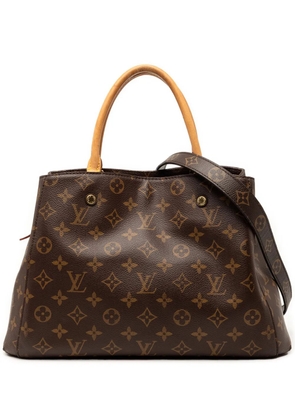 Louis Vuitton Pre-Owned 2015 Monogram Montaigne MM satchel - Brown
