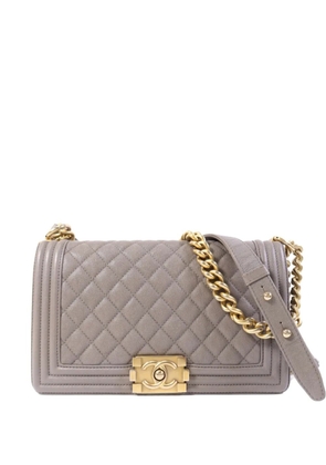 CHANEL Pre-Owned 25 Boy chain-strap shoulder bag - Grey