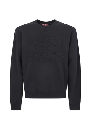 Gucci brushed-cotton sweatshirt - Black