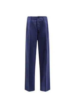 ASPESI pleated straight-leg trousers - Blue