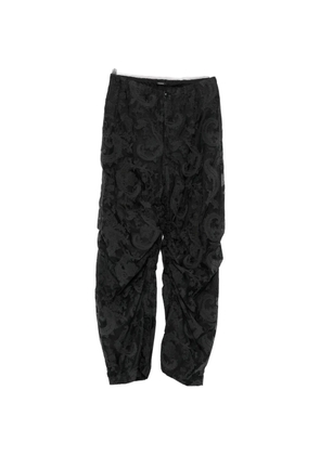 Taakk paisley-jacquard trousers - Black