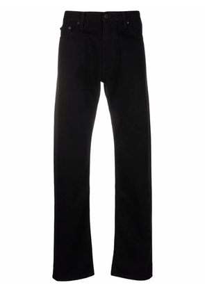 Off-White diagonals print straight-leg jeans - Black