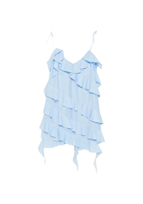 Les Filles d'Eva ruffled mini dress - Blue