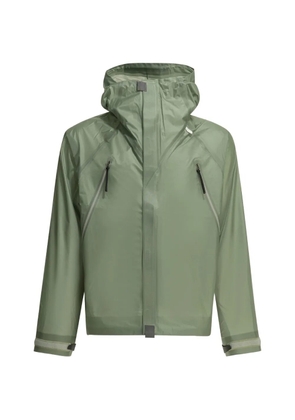 Goldwin hooded zip-up coat - Green
