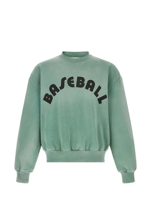 Fear Of God graphic-print raglan-sleeve sweater - Green