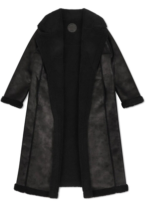 Simon Miller Jetz faux-shearling mid coat - Black