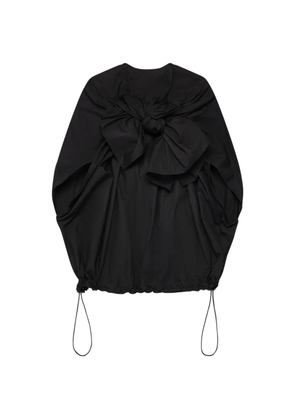 Comme des Garçons TAO bow-detail drawstring blouse - Black