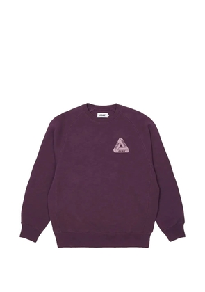 Palace Tri-Ferg Slub crew-neck sweatshirt - Purple