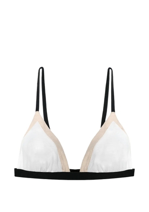 Undress Code You Are Enough triangle bra - White