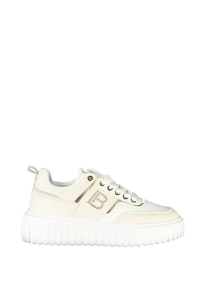 Laura Biagiotti logo-detail platform sneakers - Neutrals