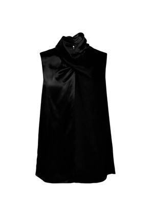 Club21 Collection Josephine silk-satin blouse - Black